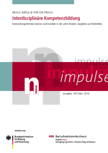 Interdisziplinäre Kompetenzbildung. Fächerübergreifendes Denken und Handeln in der Lehre fördern, begleiten und feststellen Book Cover