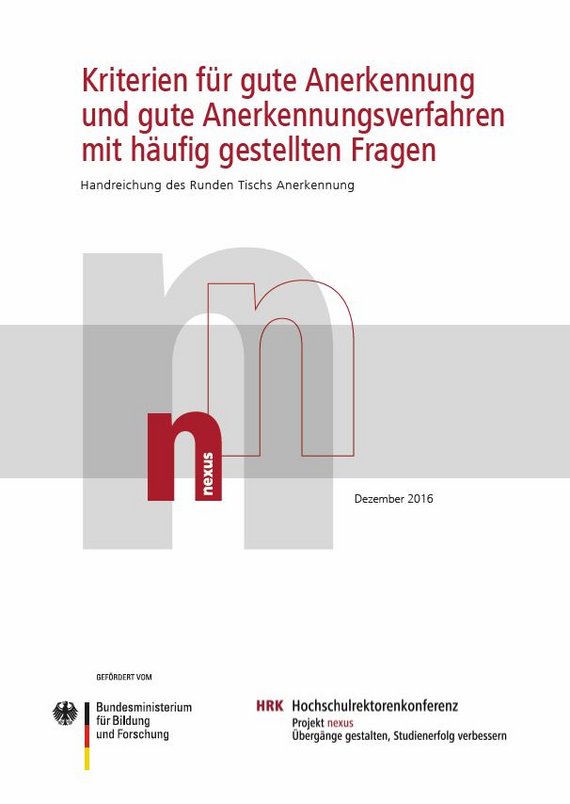 Qualifizierung Zur Anerkennung Als Pädagogische Fachkraft Bayern Materialien zu Anerkennung und Anrechnung - HRK nexus - Übergänge